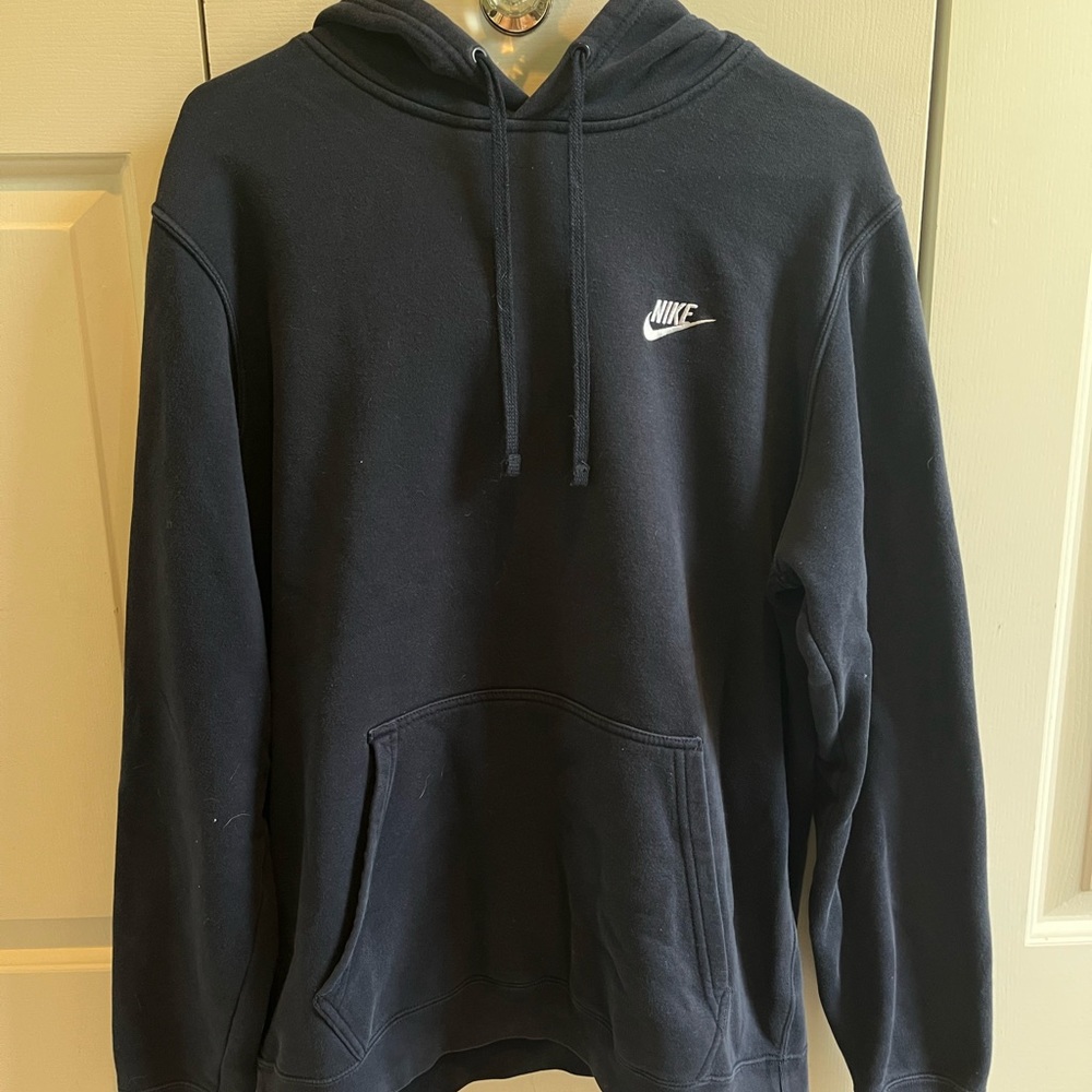 Nike navy blue hoodie